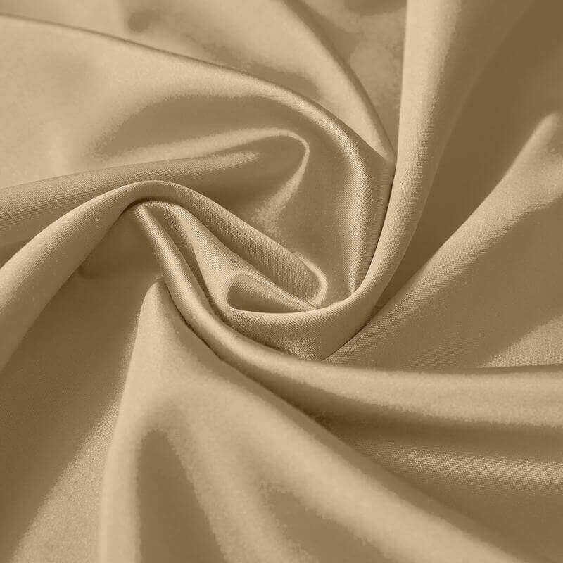 CUSTOM Lao Hang Zhou Taupe Polyester Cotton Thermal Insulated Curtain