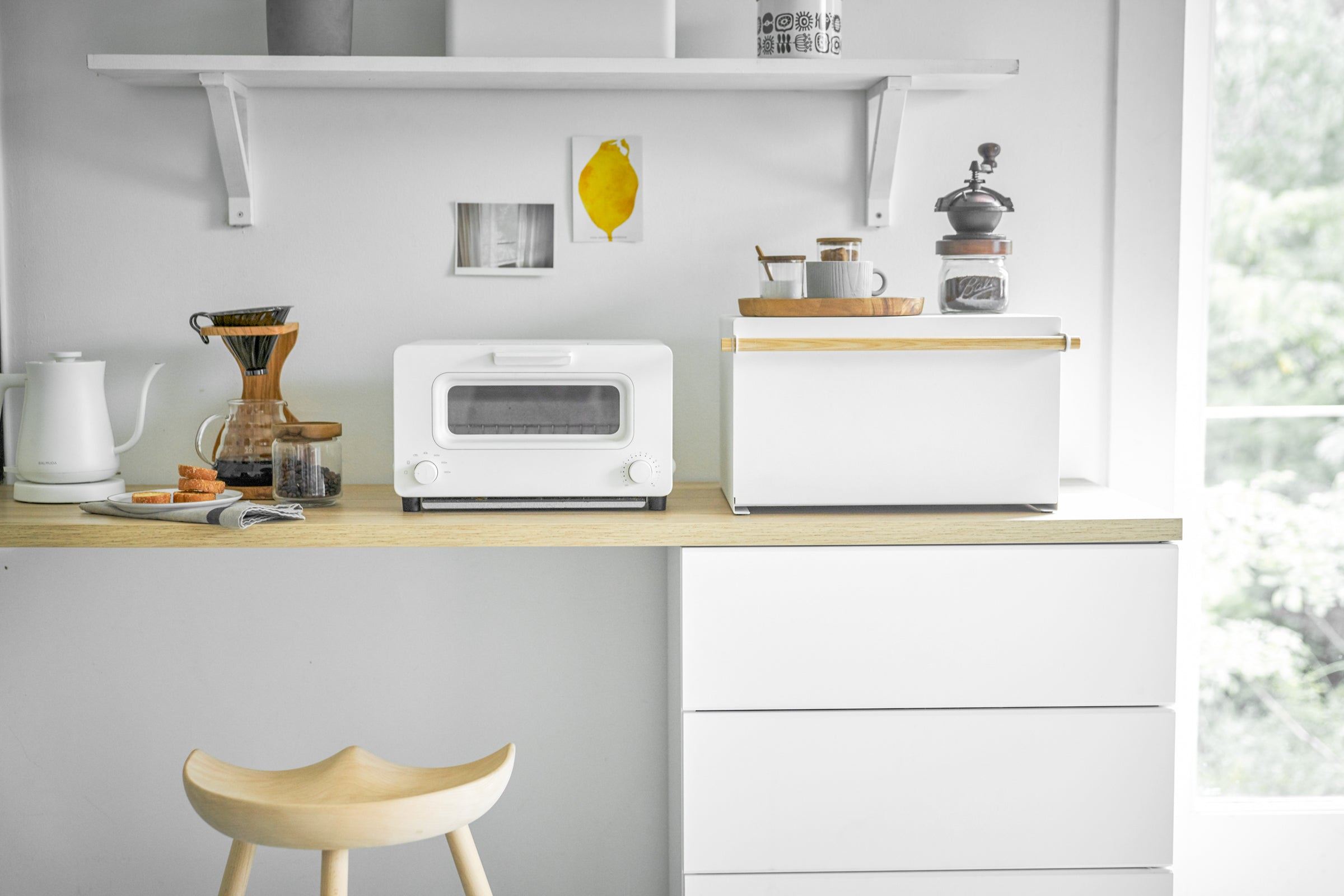 Bread Box �C Steel + Wood