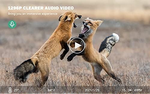 WiFi Trail Camera, usogood 24MP 1296P Game Cameras with IR Night Vision Motion