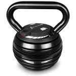 ProsourceFit Adjustable 40lb Cast Iron Kettlebell Weight Set for Home Gym, Men and Women Workout Kettlebell