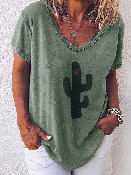 Short Sleeve Casual Printed Shirts & Tops