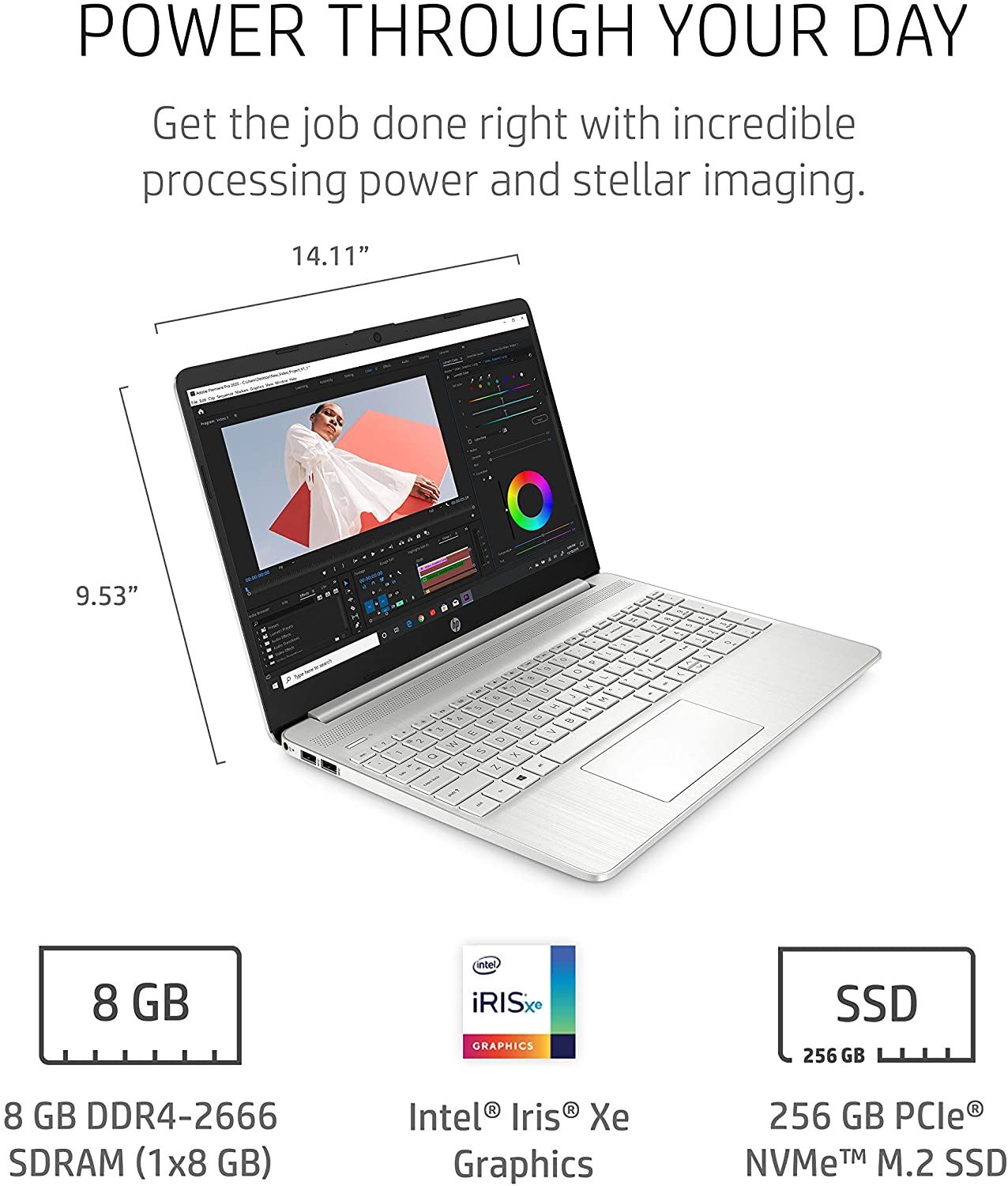 Windows 10 Home, HP Fast Charge, Lightweight Design