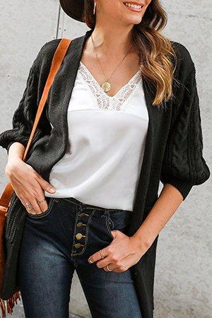 Shawl Collar Long Sleeve Holiday Outerwear