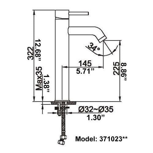 Dark Style Glass Vessel Sink & Oil Rubbed Bronze Single Lever Faucet Combo