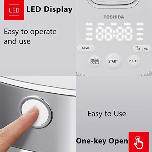 Programmable Multi-functional Rice Cooker, Slow Cooker, Steamer & Warmer