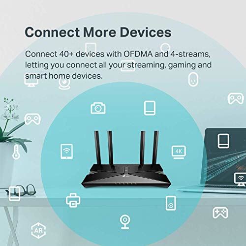 WiFi 6 AX3000 Smart WiFi Route with Parental Controls, Built-in HomeCare /Alexa