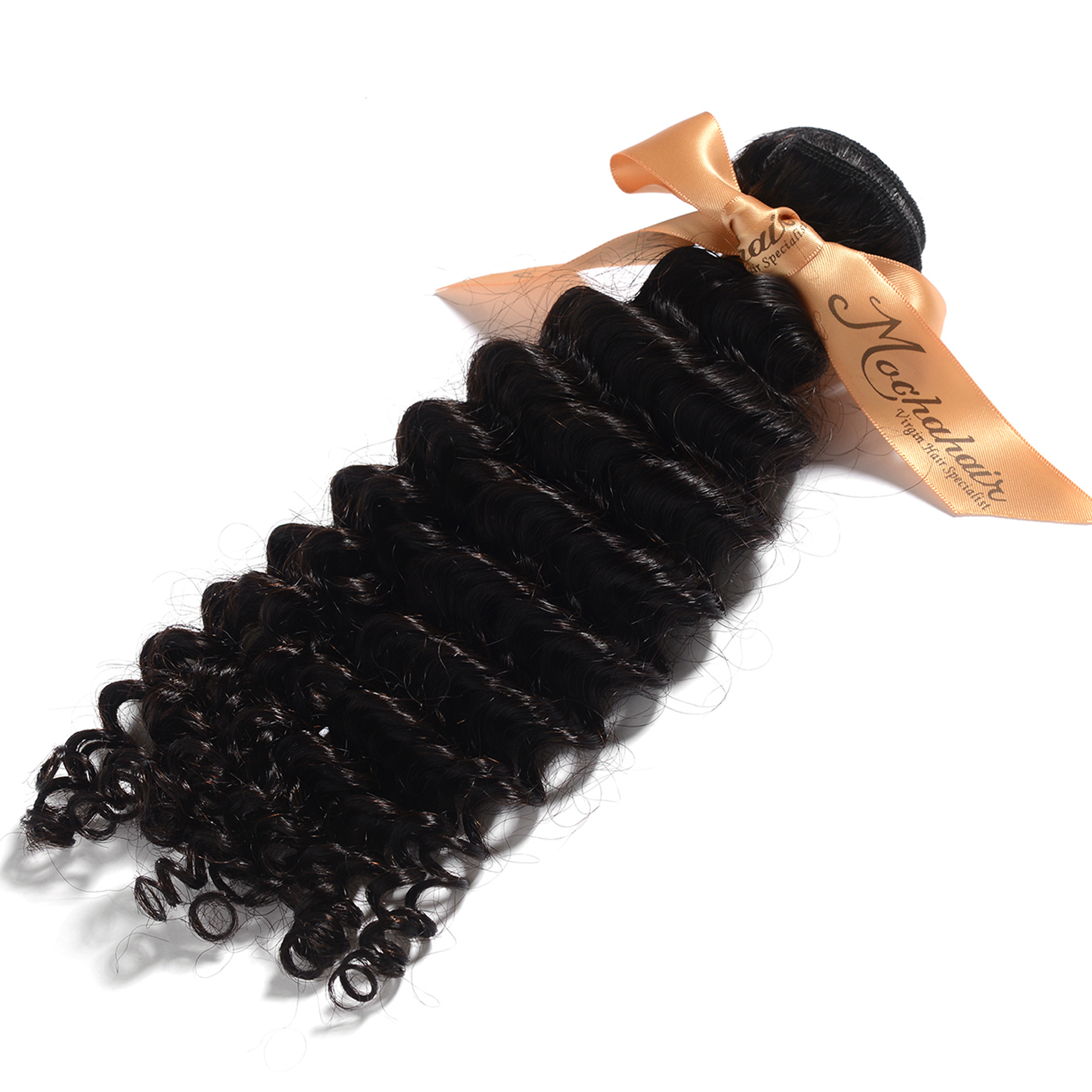 8A Top Quality Unprocessed  Brazilian Virgin Curly Hair Deep Wave 1pcs Lot Natural Color Free shippi