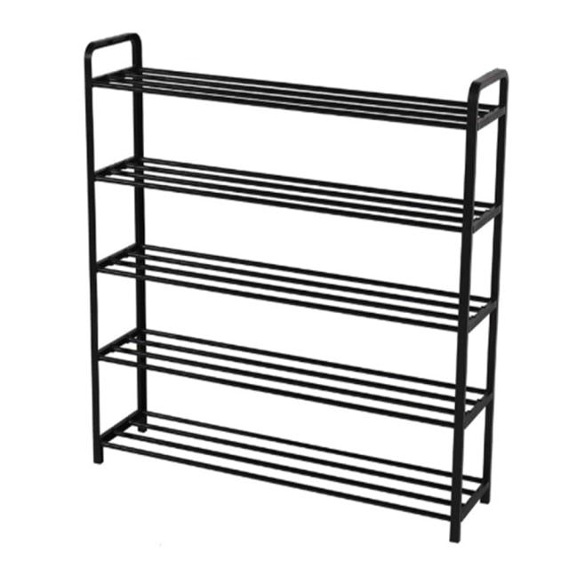 Varnish Shoe Rack Hole Free Household Space Saving Modern Multifunctional Shoe Cabinet