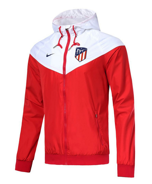 18/19 Atletico Red And White Windbreaker