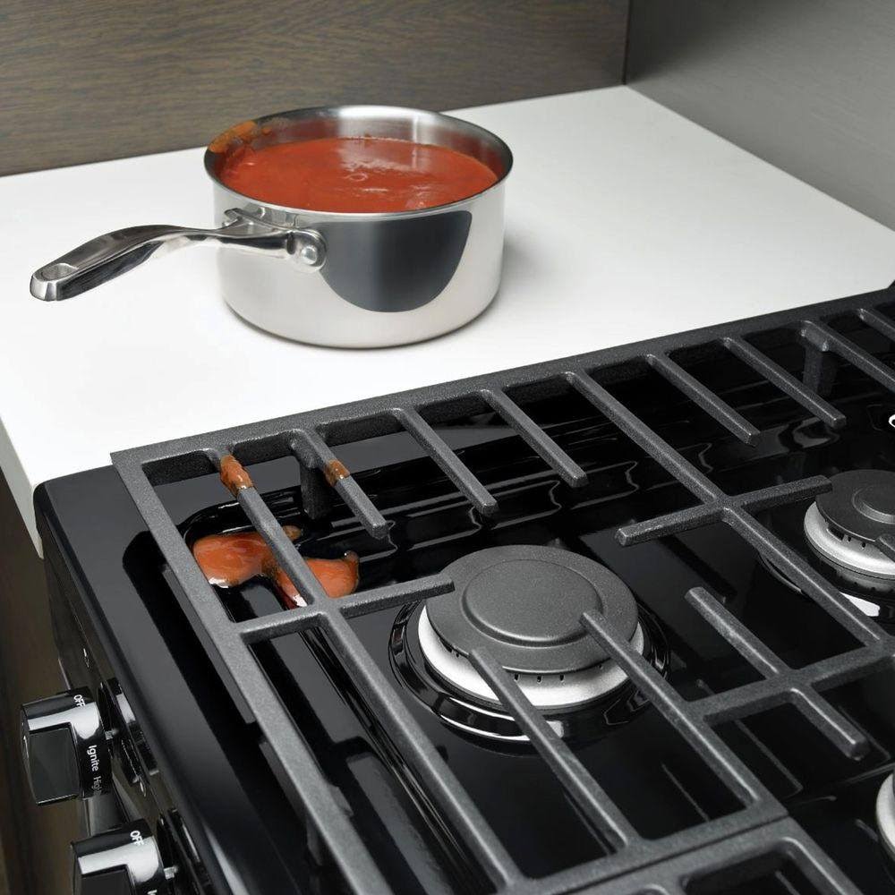 Whirlpool WFG505M0BS Gas Range with Broiler Drawer - Freestanding - 5.1 cu ft - Black/Stainless