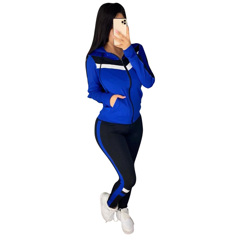 3PC Contrast Autumn Tracksuit