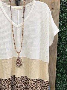 Short Sleeve V Neck Shirts & Tops