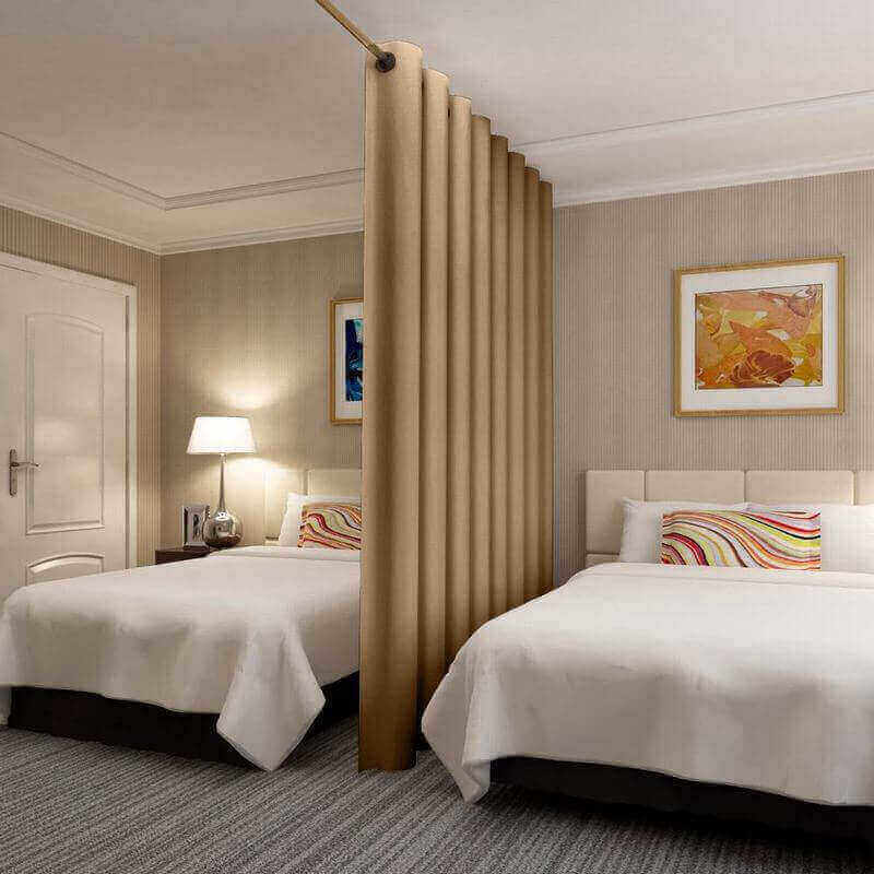 Antique Bronze Grommet Premium Heavyweight Room Divider Curtain Panel PAZ