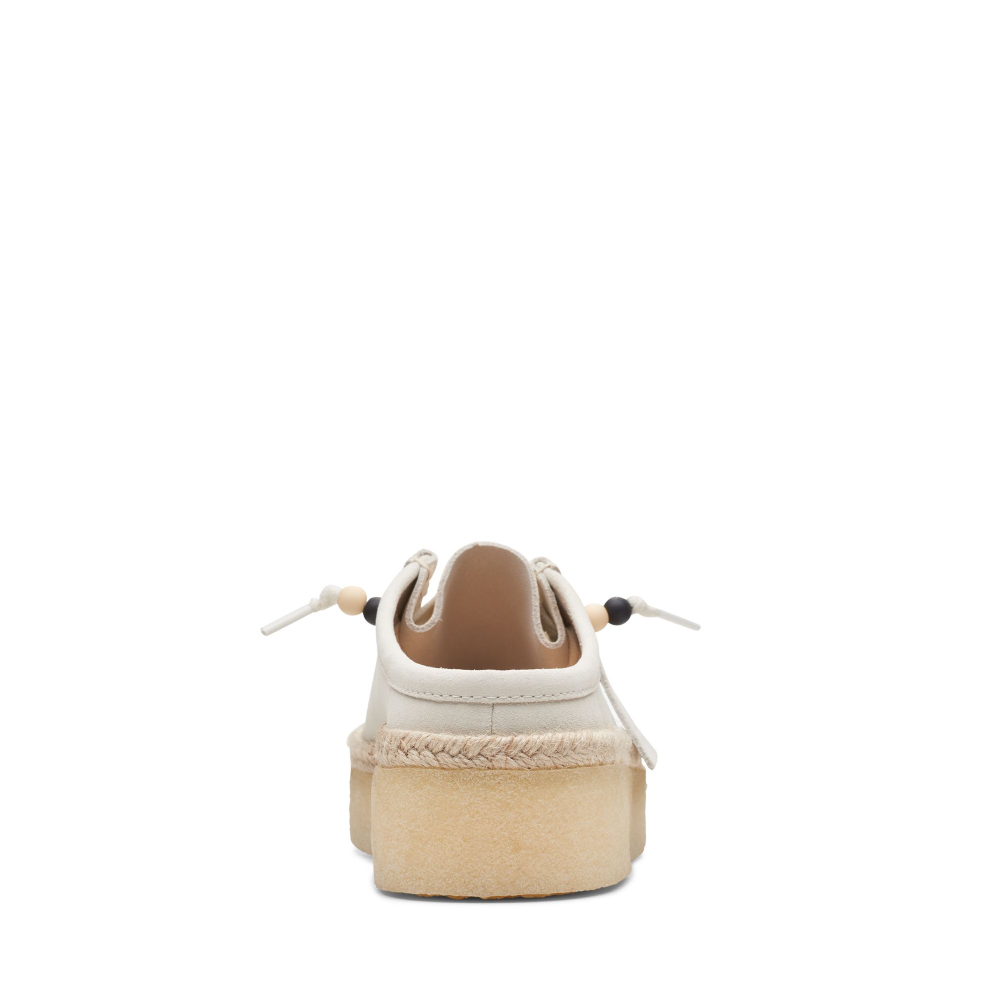 Women  Wallabee Cup Lo White Suede