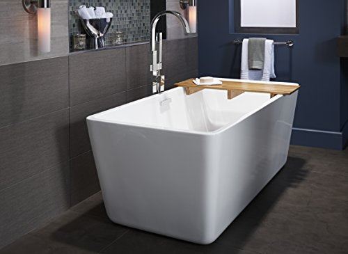 Sedona Loft 62.75 in. Acrylic Freestanding Soaker Bathtub, White