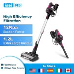 12000Pa Powerful Suction 40mins Runtime Cordless Stick Vacuum Cleaner for Home