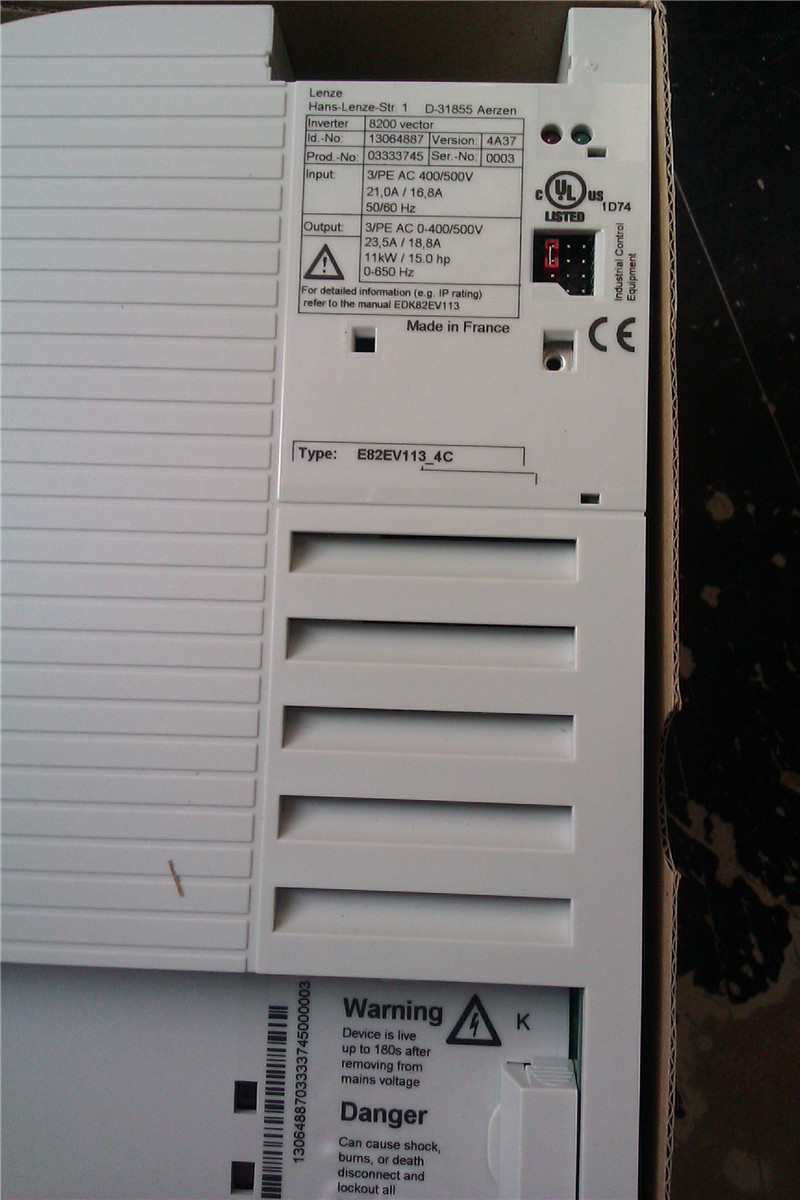 Lenze E82EV113K4C 100% Genuine Original New Sealed