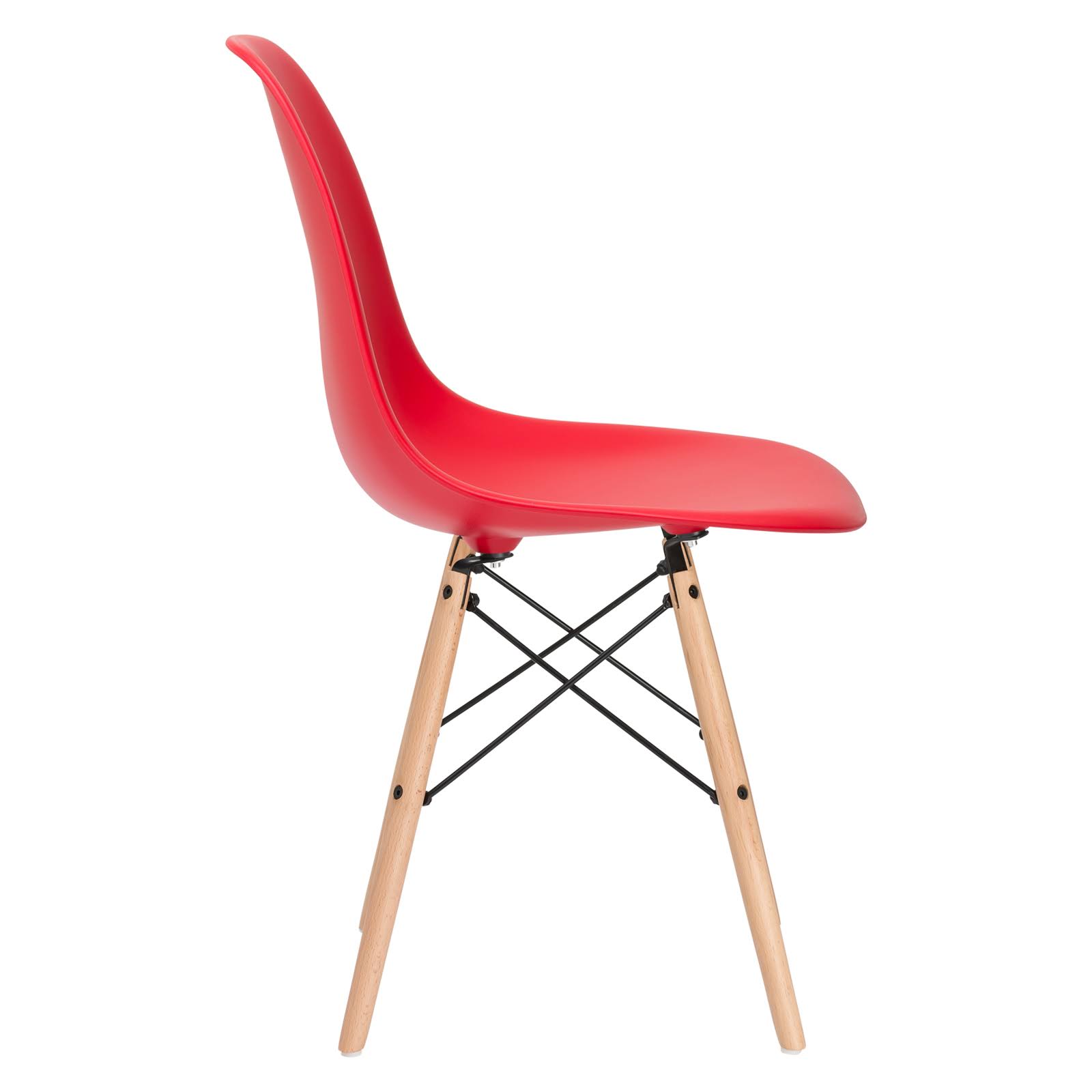 Edgemod Vortex Side Chair - Set of 2, Red