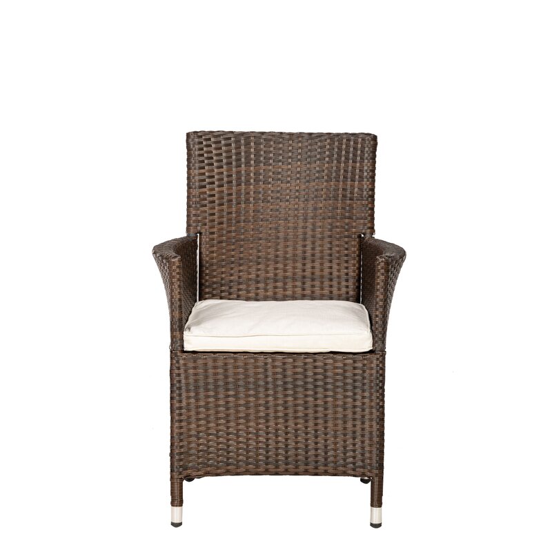 Rectangular 6 - Person 150Cm Long Dining Set with Cushions