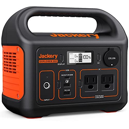 Jackery Portable Power Station Explorer 300, 293Wh Backup Lithium Battery