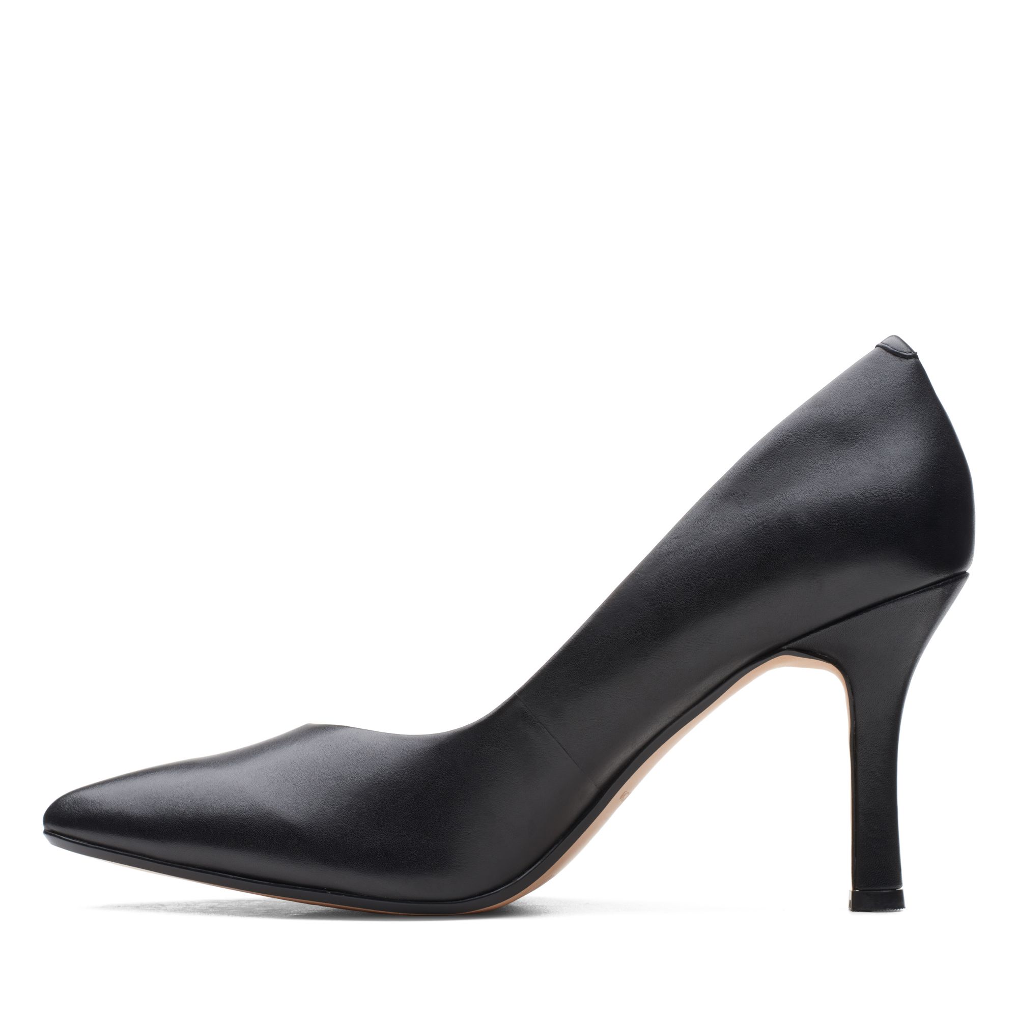 Women Violet 85 Court Black Leather