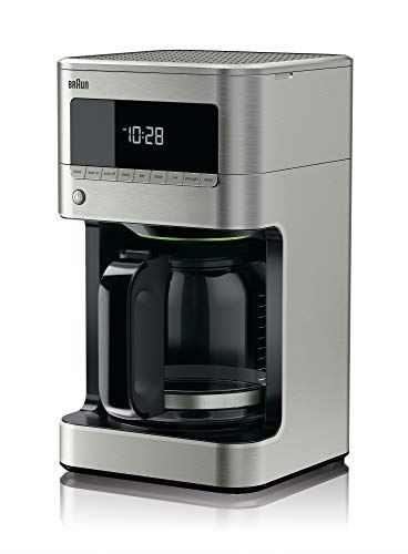 Braun KF7170SI Brew Sense Drip Coffeemaker, 12 cup