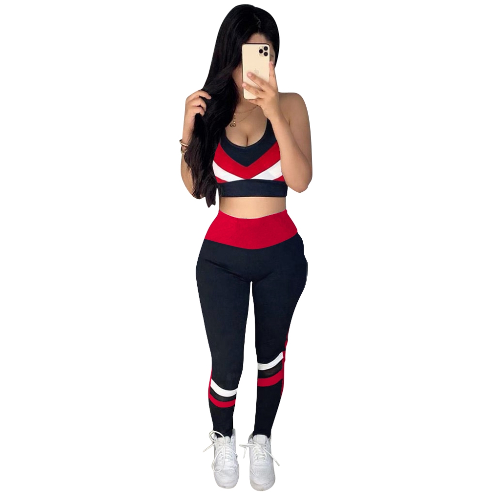 3PC Contrast Autumn Tracksuit