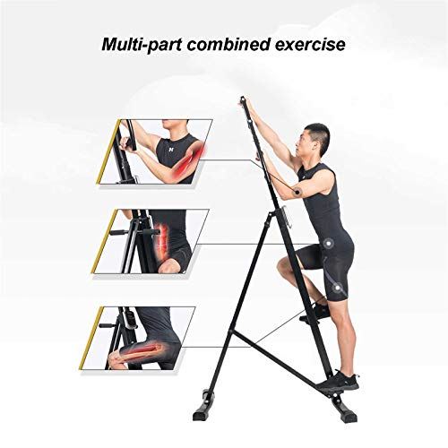 SuoANI Vertical Climber Folding Climbing Machine Home Gym Exercise Stepper- Black
