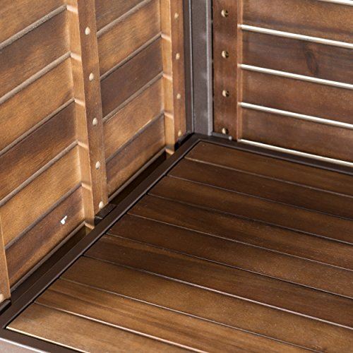 GDF Studio Isabel Acacia Bar with Barstools