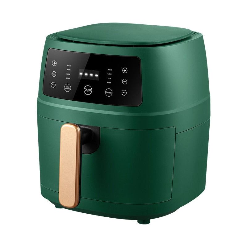Air fryer household large-capacity touch screen intelligent fryer