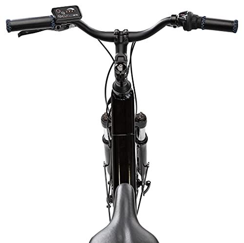 Electric Bike, 18.5-Inch Aluminum Frame, 7 Speed, 700c Wheels, 375Wh Battery