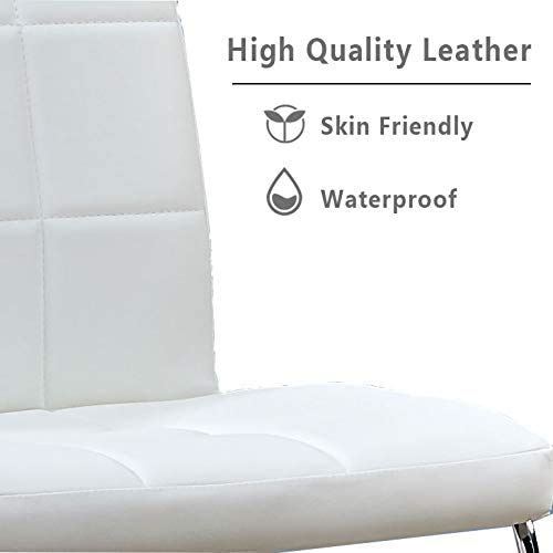 Dining Chairs Set of 6 �C Faux Leather Dining Room Chairs