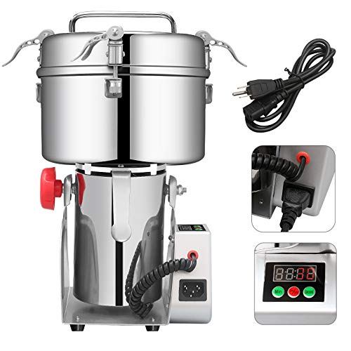 Electric Grain Mill Grinder 304 Stainless Steel Pulverizer Grinding