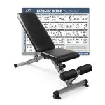 RitFit Adjustable / Foldable Utility Weight Bench for Home Gym, Weightlifting and Strength Training