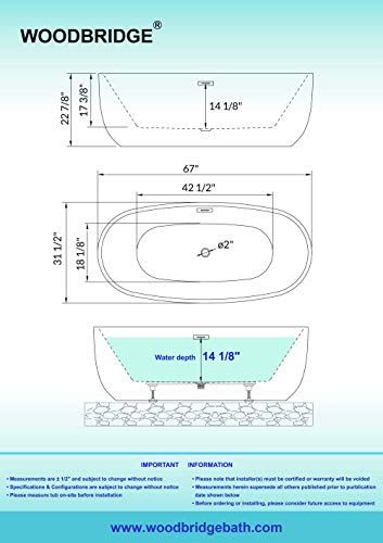 BTA1528-C-Drain &O BATHTUB, With Chrome Drian