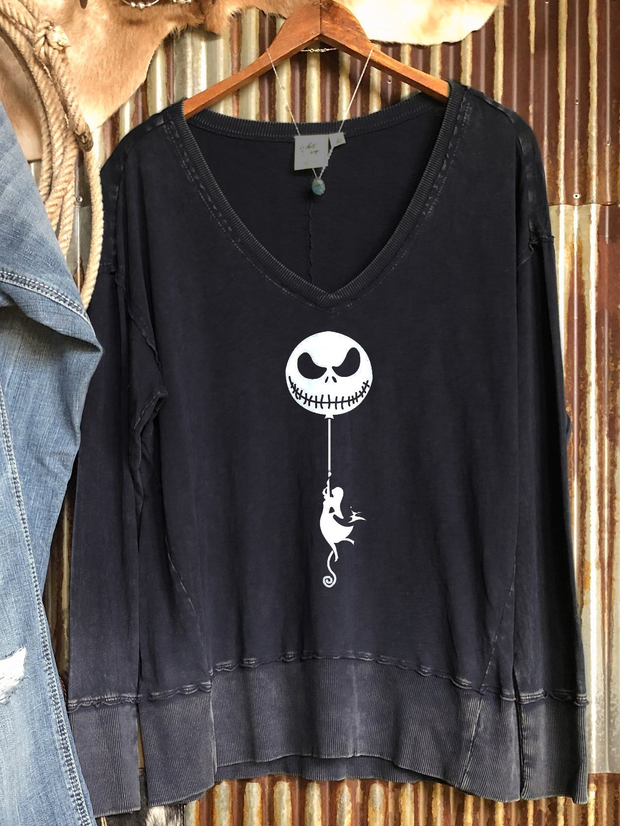 Personalized printed long-sleeved sweater