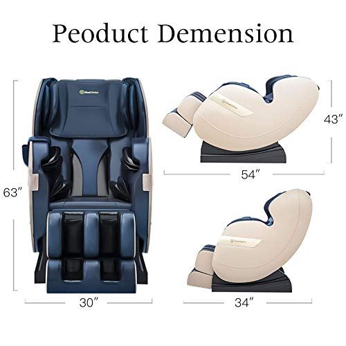 Full Body Zero Gravity Shiatsu Recliner Massage Chair w/ Bluetooth, Heat & Foot Roller