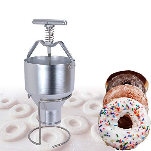 6 Adjustable Thicknesses Mini Donut Maker, Home Commercial Use