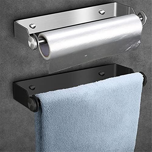 Paper Towel Holder Punch-Free Towel Rack Wall Mounted Roll Paper