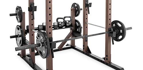 Steelbody Strength Training Monster Cage Squat Rack Home Gym Station- Black