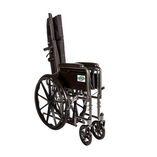 Recliner Back 20x22 Wheelchair Full Arm Detachable w/Elevating Legrests