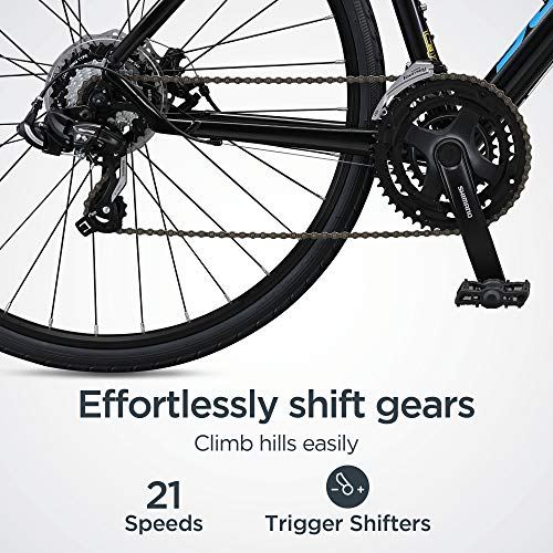 21-Speed Drivetrain, 55cm/Small Aluminum Frame, Flat Bar, Disc Brakes