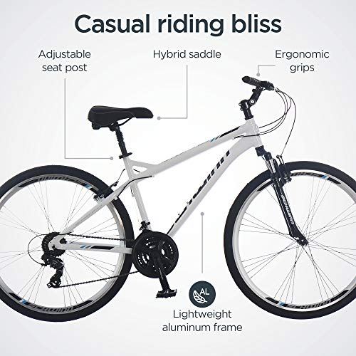 3.0 Men��s Hybrid Bike, 700c Wheels, 21-Speed, 18-Inch Frame