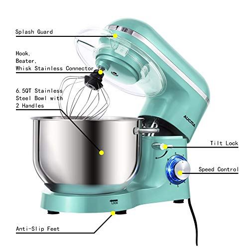 Stand Mixer,6.5-QT 660W 6-Speed Tilt-Head Food Mixer