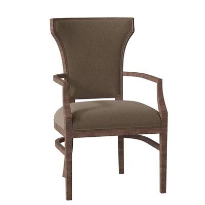Powell Upholstered Wingback Arm Chair Fairfield Chair Brown
