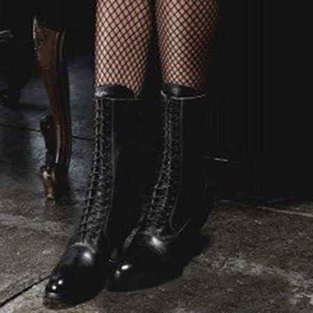 Stiletto Heel Spring/fall Lace-Up Boots