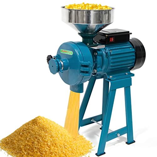 Grain Mills Wet Dry Cereals Grinder, Electric Wet Grain Mill Corn Mill, Heavy Duty