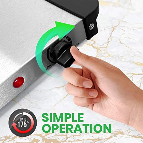 NutriChef 3 Buffet Warmer Server Professional Hot Plate Food Warmer Station