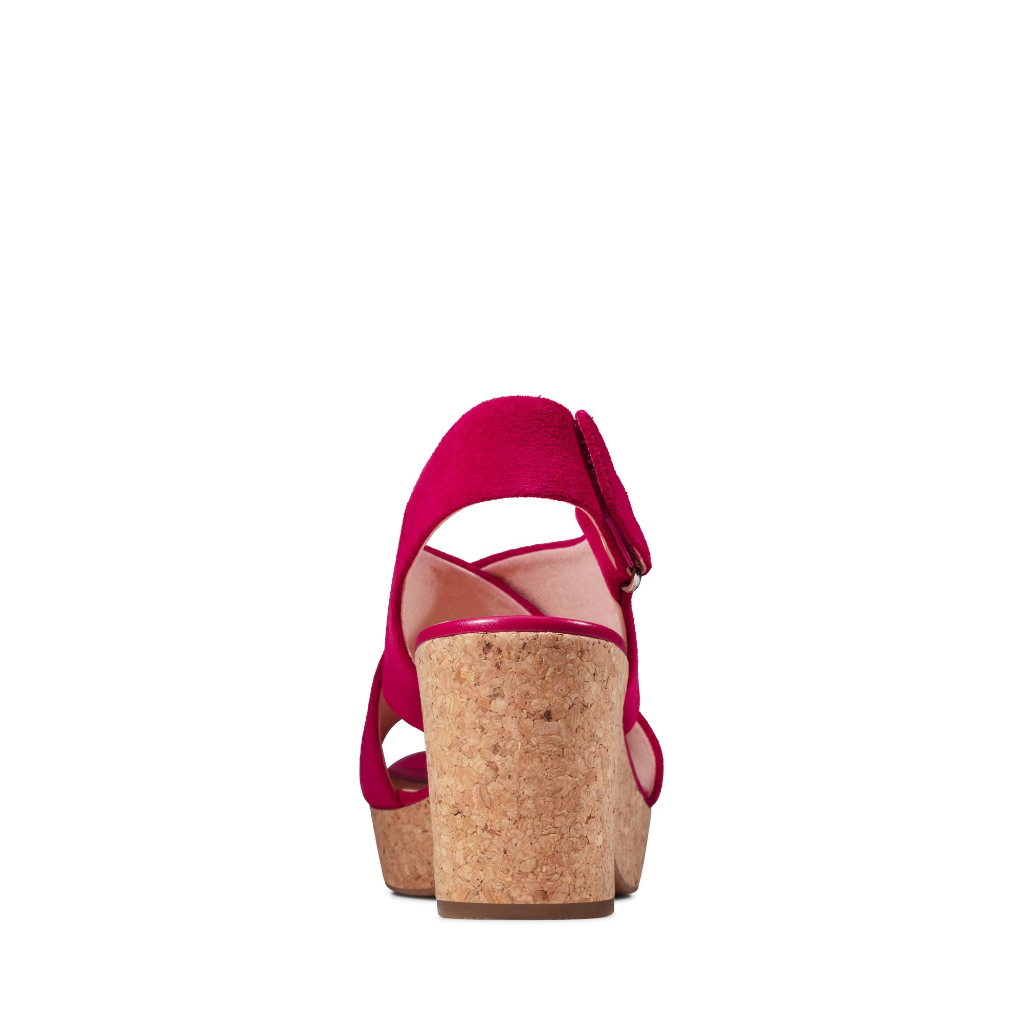 Women Sandals Maritsa Lara Fuchsia Suede