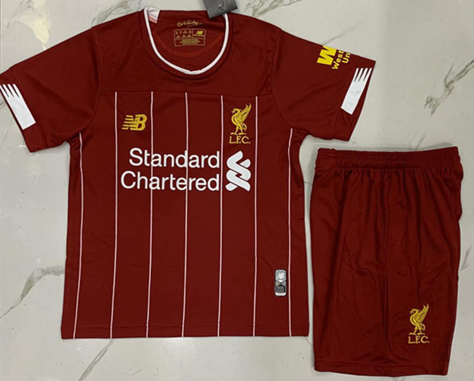 2019/20  Liverpool Home Red Kids Doccer Jersey